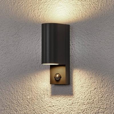 LINDBY Applique ext&eacute;rieure 'Palina' en aluminium - gris graphite, transparent