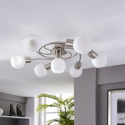 LINDBY Ciala 7 Plafonnier White/Nickel - 