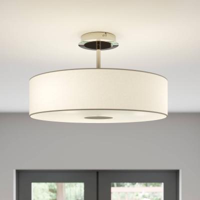 LINDBY Josia Plafonnier White/Nickel/Chrome - 