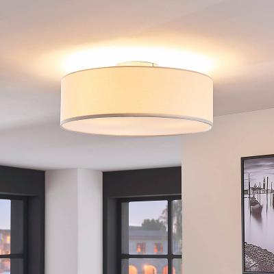 LINDBY Sebatin Plafonnier&Oslash;40 Cream/White/Nickel - 