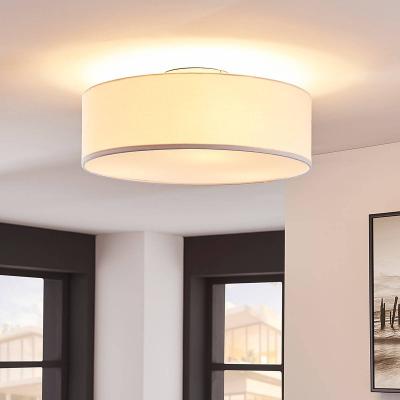 LINDBY Sebatin Plafonnier&Oslash;40 White/Nickel - 
