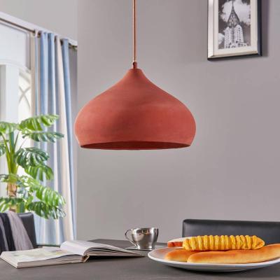 LINDBY  Suspension terracotta Fiona de forme esth&eacute;tique
