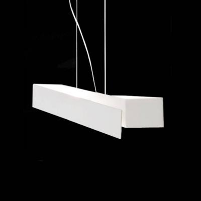 LINEA LIGHT  Suspension extravagante Zig Zag en blanc