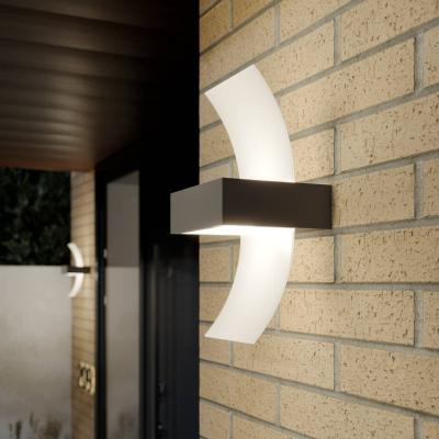 LUCANDE Led Applique Exterieur 'Skadi' en m&eacute;tal - gris graphite, blanc