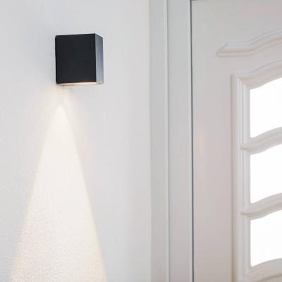 LUCANDE  Applique d'ext&eacute;rieur LED Tavi graphite haut 9,5 cm