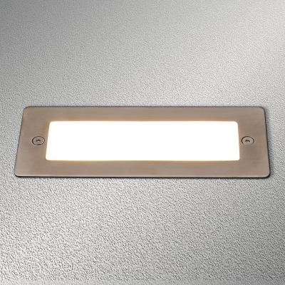 LUCANDE  applique encastrable LED Holly, 17 cm, acier inoxydable