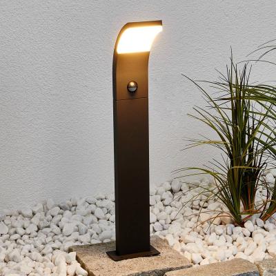 LUCANDE LED Luminaire ext&eacute;rieur 'Timm' en aluminium - gris graphite, blanc