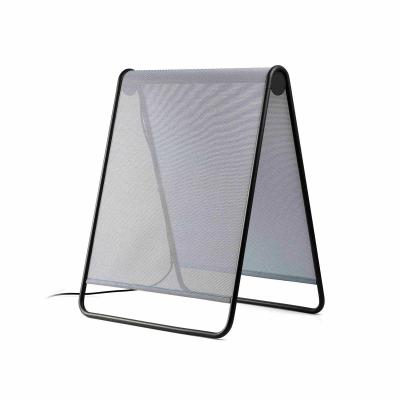 FARO BARCELONA Faro Cadaques - Lampadaire Ext&eacute;rieur LED Gris 18W 3000K Bleu IP65