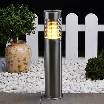 Lindby - Luminaire ext&eacute;rieur 'Enja' en inox - inox, transparent