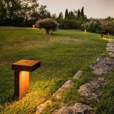SLV Rusty pathlight borne, fonte rouill&eacute;e, gx53, max. 9w
