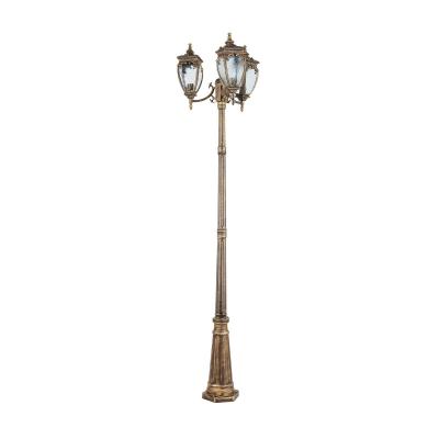 MAYTONI  Fleur Lampadaires d'ext&eacute;rieur noir avec or, IP44