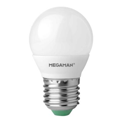 MEGAMAN  Ampoule LED E27 Miniglobe 5,5W, blanc chaud