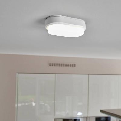 MULLER LICHT M&uuml;ller-Licht Plafonnier LED Ipsum avec capteur, blanc, ovale