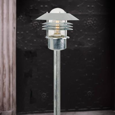NORDLUX Vejers potelet Acier Galvanis&eacute; et Verre E27  25118031