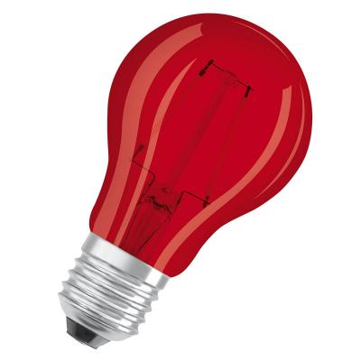 OSRAM  Ampoule LED Standard verre rouge d&eacute;co  2,5W=15 E27 chaud