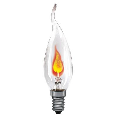 PAULMANN Ampoule flamme scintillante coup de vent 3w culot e14 claire