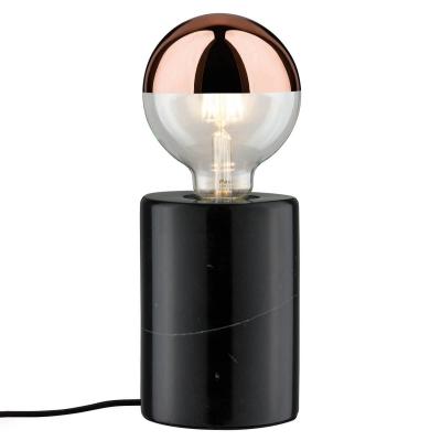 PAULMANN Lampe e27 max 20W classique chic marbre noir,  Soa
