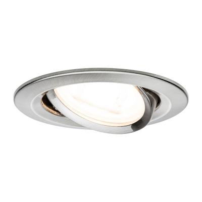 PAULMANN Spot LED Nova GU10 orientable &agrave; encastrer acier dimmable 6,5W