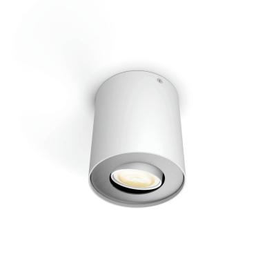 PHILIPS HUE Spot connect&eacute; Pillar 1 x 5.5W blanc + t&eacute;l&eacute;commande Blanc Philips