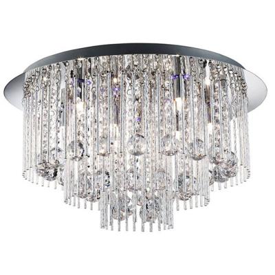 SEARCHLIGHT Plafonnier LED Beatrix, en chrome et cristal