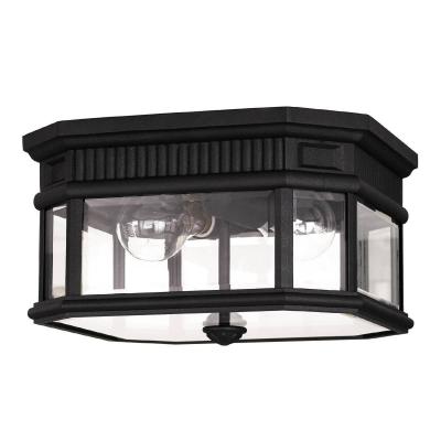 FEISS Plafonnier Cotswold 2x60W Noir - 