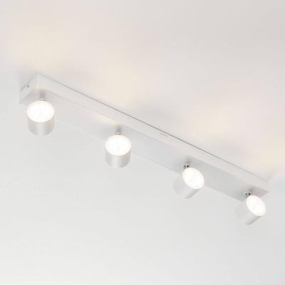 Philips Plafonnier LED avec 4 spots Star blanc, warmglow