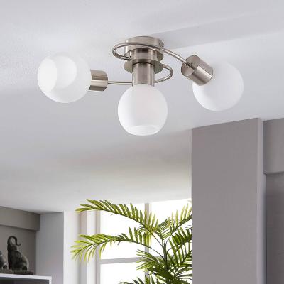 LINDBY Ciala 3 Plafonnier White/Nickel - 