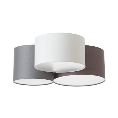 EGLO Pastore Plafonnier Cylindrique 3 Lampes Blanc