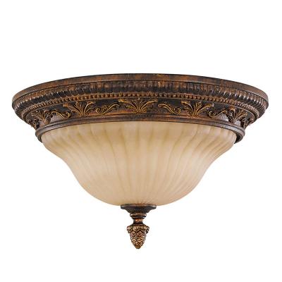 FEISS Plafonnier Sonoma Valley, couleur &eacute;caille de tortue, 2 ampoules