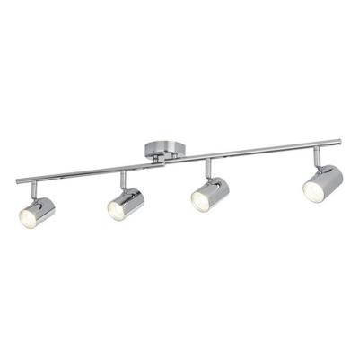 SEARCHLIGHT Plafonnier Rollo, chrome, 4 ampoules