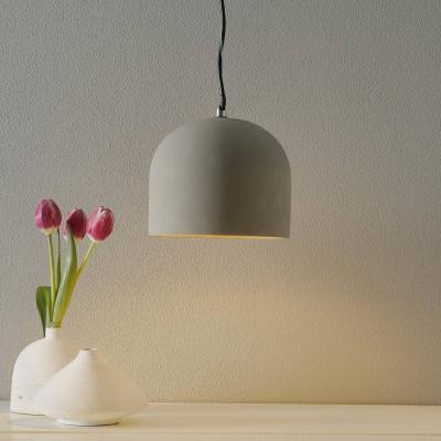 MAYTONI Suspension arrondie en b&eacute;ton grise Broni - 