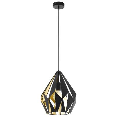 EGLO Suspension Carlton en noir &Oslash; 31&nbsp;cm
