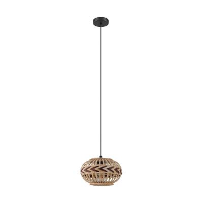 EGLO  Suspension Dondarrion, nature/rouge vin, &Oslash; 26 cm