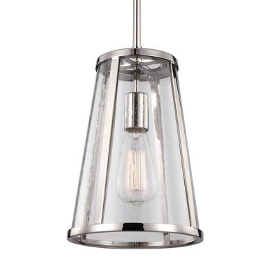 FEISS Suspension Harrow, nickel poli et verre, petite