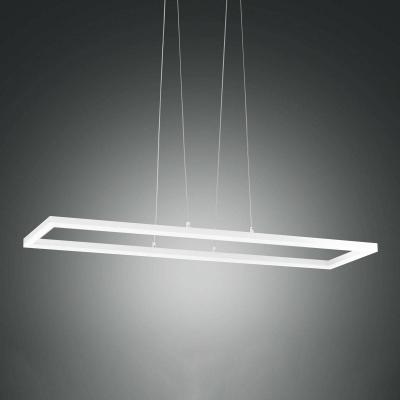 FABAS LUCE  bard plafonnier suspendu led int&eacute;gr&eacute; blanc verre