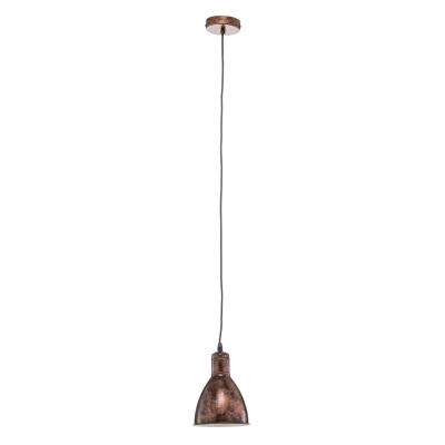 EGLO Suspension Priddy 1 &Agrave; 1 Lampe, Cuivre Ancien