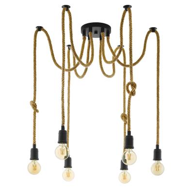 EGLO  - Pendant la lumi&egrave;re Rampside noir &Oslash;18cm h: 159cm