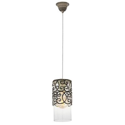 EGLO  49201 Suspension, Diff&eacute;rents Mat&eacute;riaux, Argent