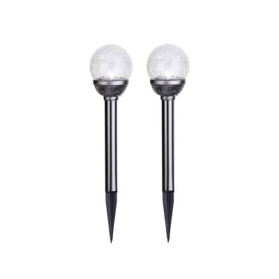 STAR TRADING  Tige solaire LED avec sph&egrave;res lot de 2