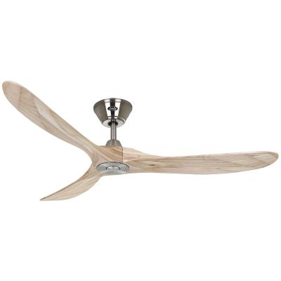 CASAFAN  Ventilateur Eco Genuino 152 chrom&eacute;/bois clair