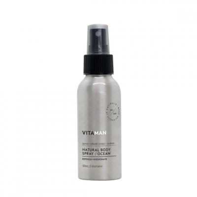 VITAMAN D&eacute;odorant Spray Dynamisant Pour Le Corps - Oc&eacute;an