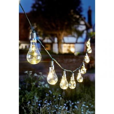 SMARTSOLAR Guirlande solaire 10 ampoules Eureka