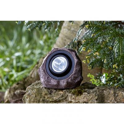 SMARTSOLAR Smart Garden Products - Spot solaire en m&eacute;tal Rocher Jumbo