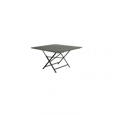 FERMOB Table de jardin carr&eacute;e Cargo 130 x 130 cm Romarin - 