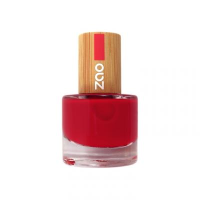 ZAO  - Vernis &agrave; ongles en bambou - n&deg; 650 / Classic Red - 8 ml