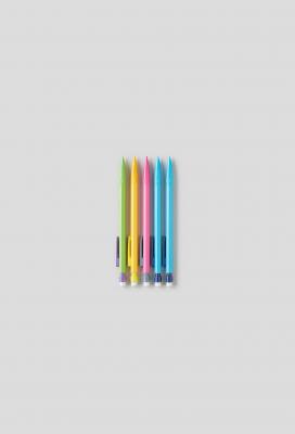 BIC  Lot De 5 Porte-Mines Matic Combos - Hb - 0,7 Mm
