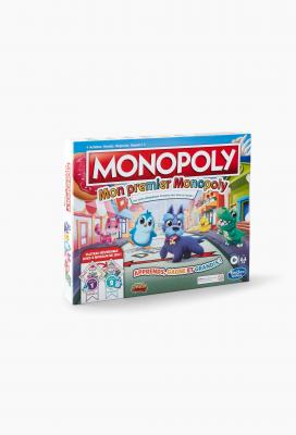 HASBRO Monopoly Junior 2-en-1 HAOG1856101 Jeu de soci&eacute;t&eacute; familial 2-4 joueurs