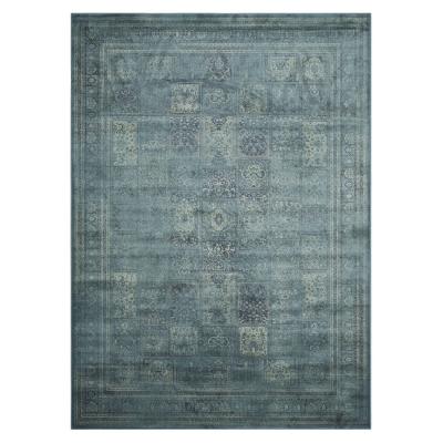 SAFAVIEH Tapis de salon interieur en turquoise & multi, 122 x 170 cm