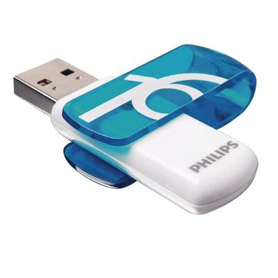PHILIPS  usb 2.0 16gb vivid edition blue fm16fd05b/10