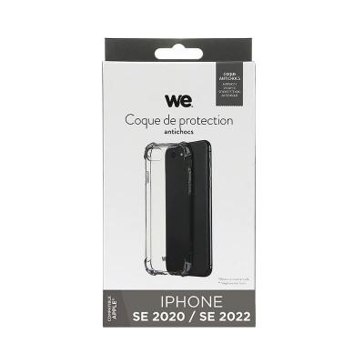 WE  coque de protection ANTI-CHOCS APPLE IPHONE SE 2022 Transparent